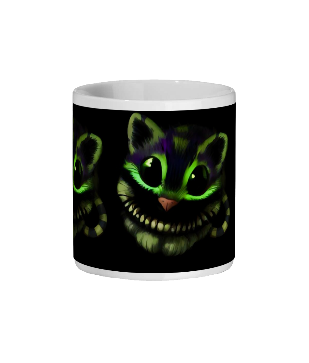 Green Cheshire Cat Alice in Wonderland