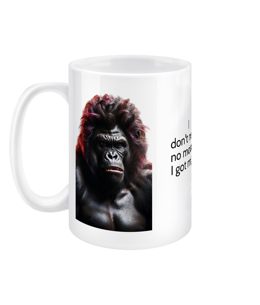 Moody Gorilla Jumbo Mug