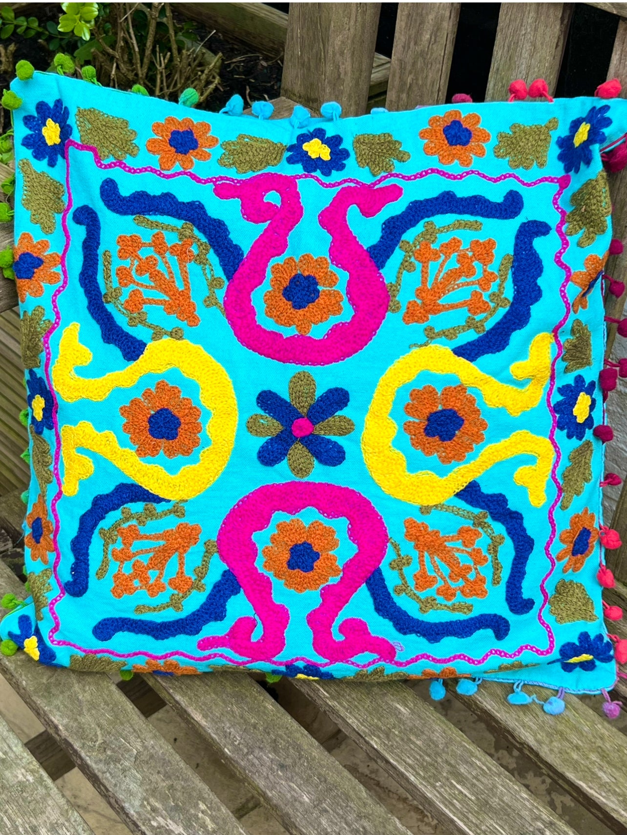 Stunning handmade cushion
