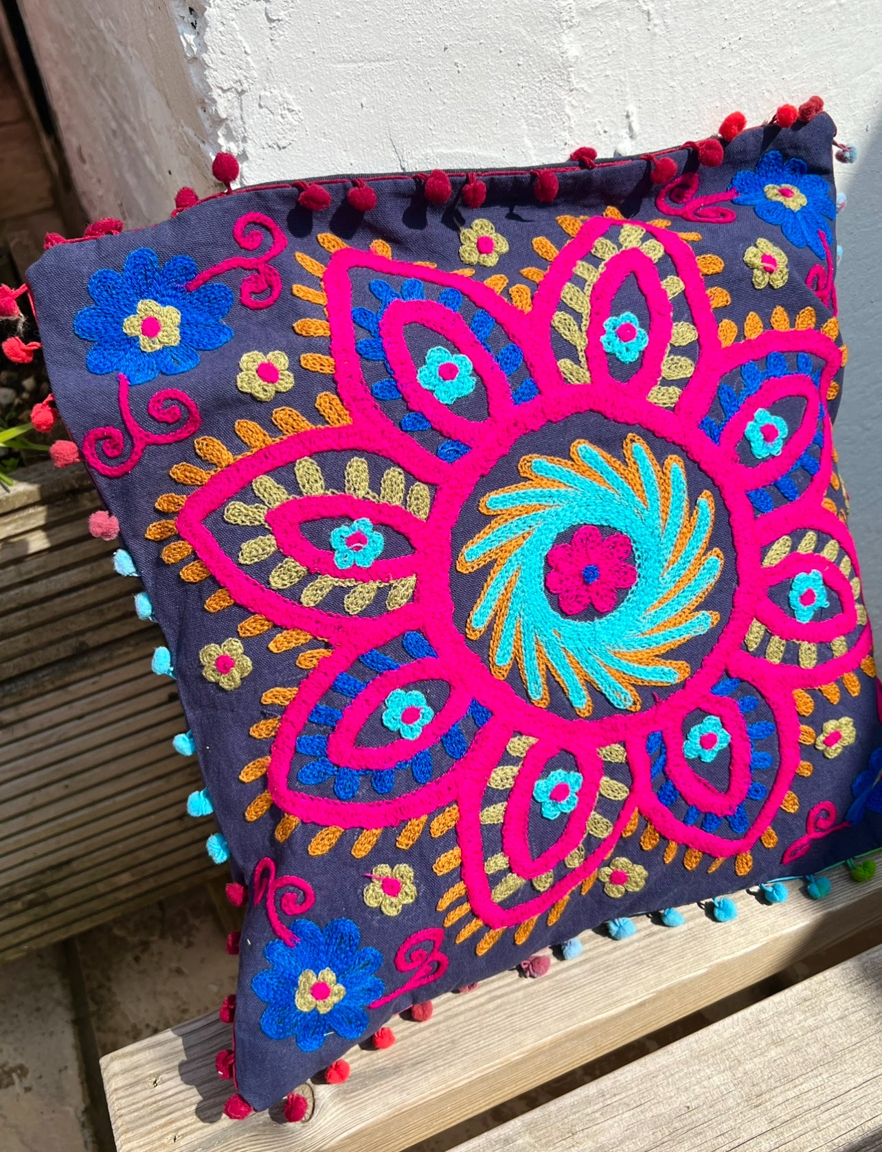 Beautiful handmade cushion
