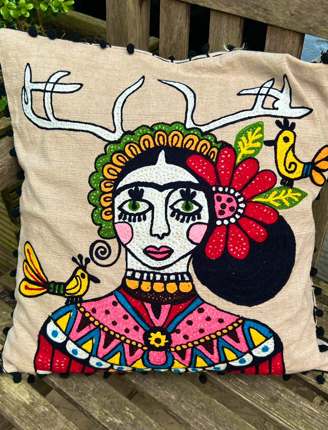 stunning handmade cushion