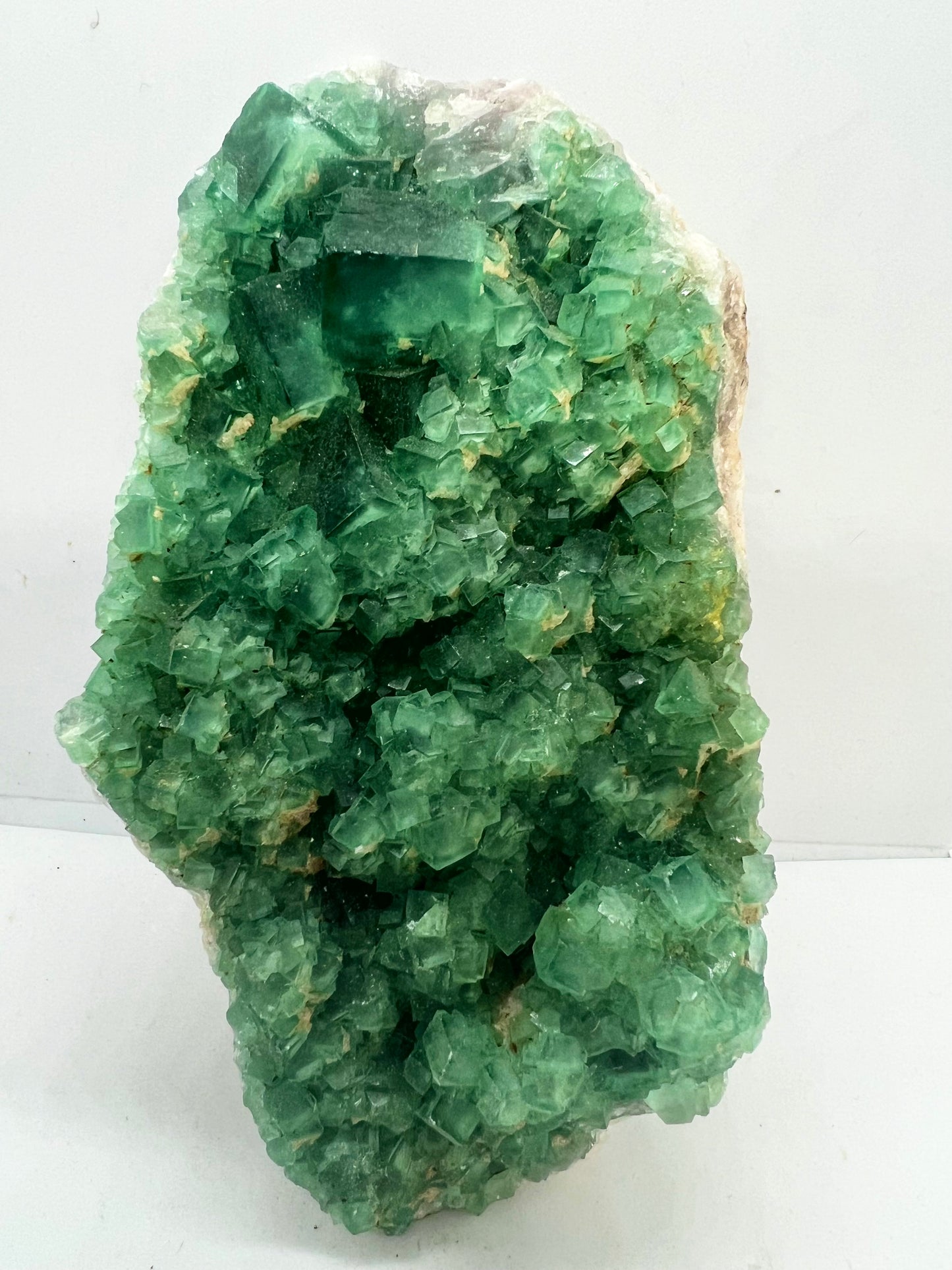Beautiful piece of green fluorite