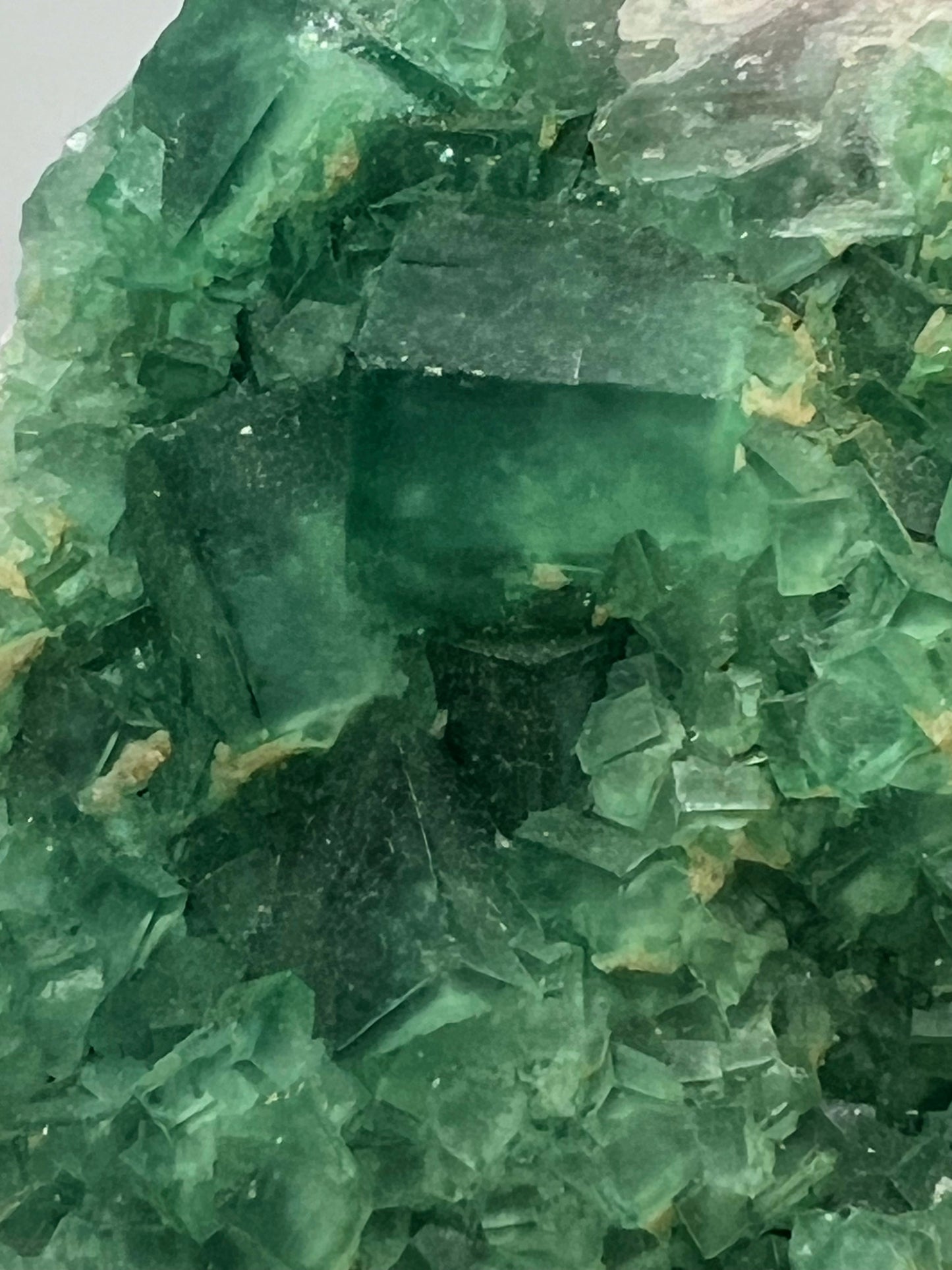 Beautiful piece of green fluorite