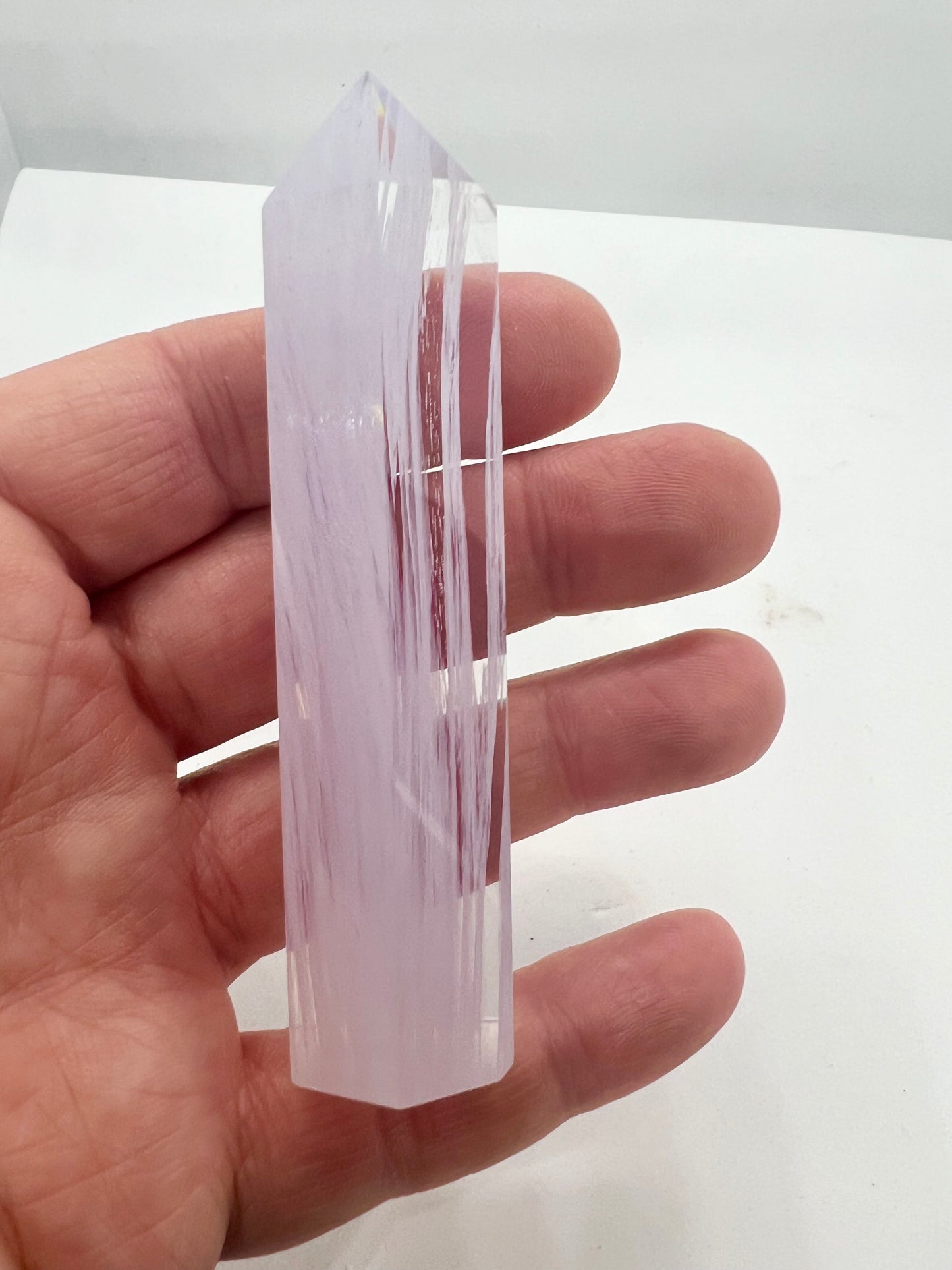 Purple smelted quartz points