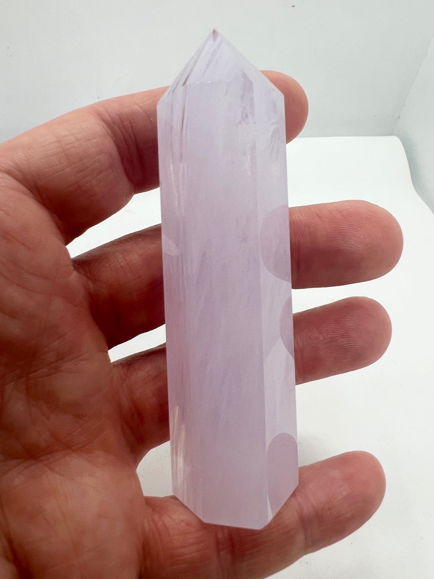 Purple smelted quartz points