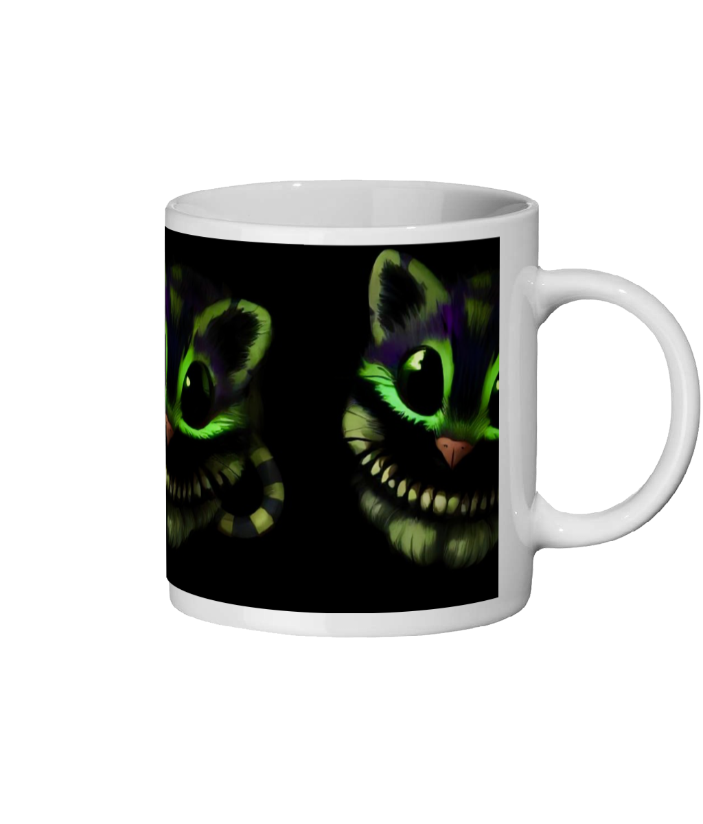 Green Cheshire Cat Alice in Wonderland