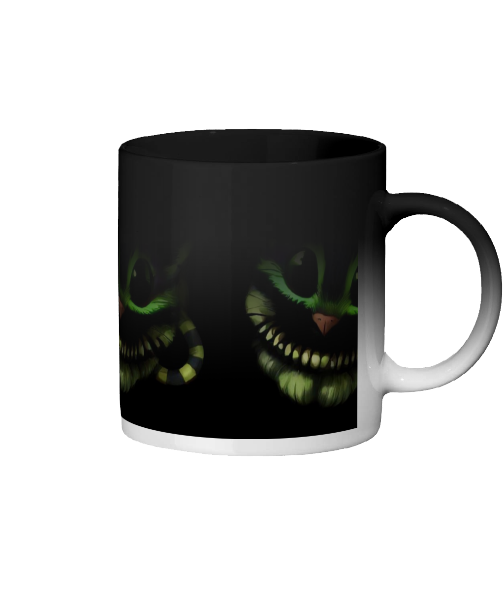 Green Cheshire Cat Alice in Wonderland