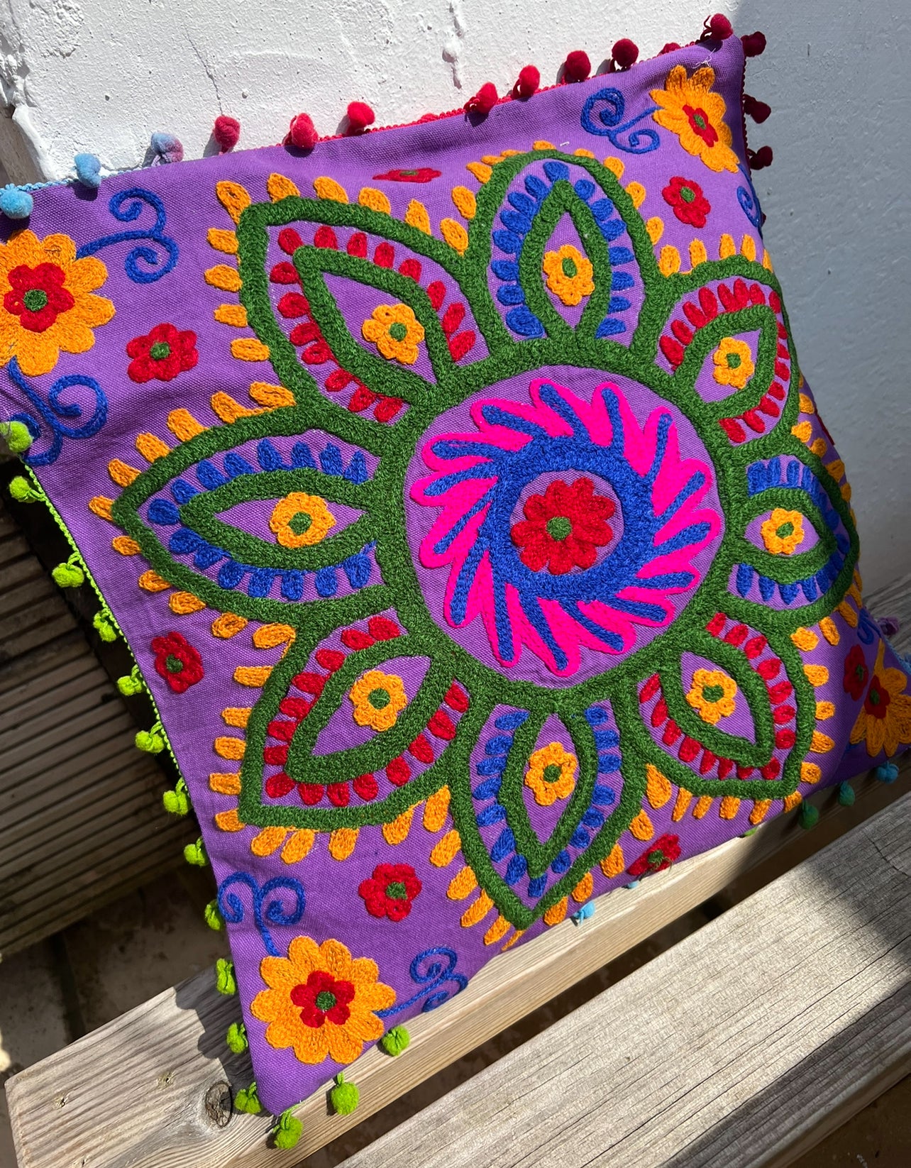 Beautiful handmade cushion