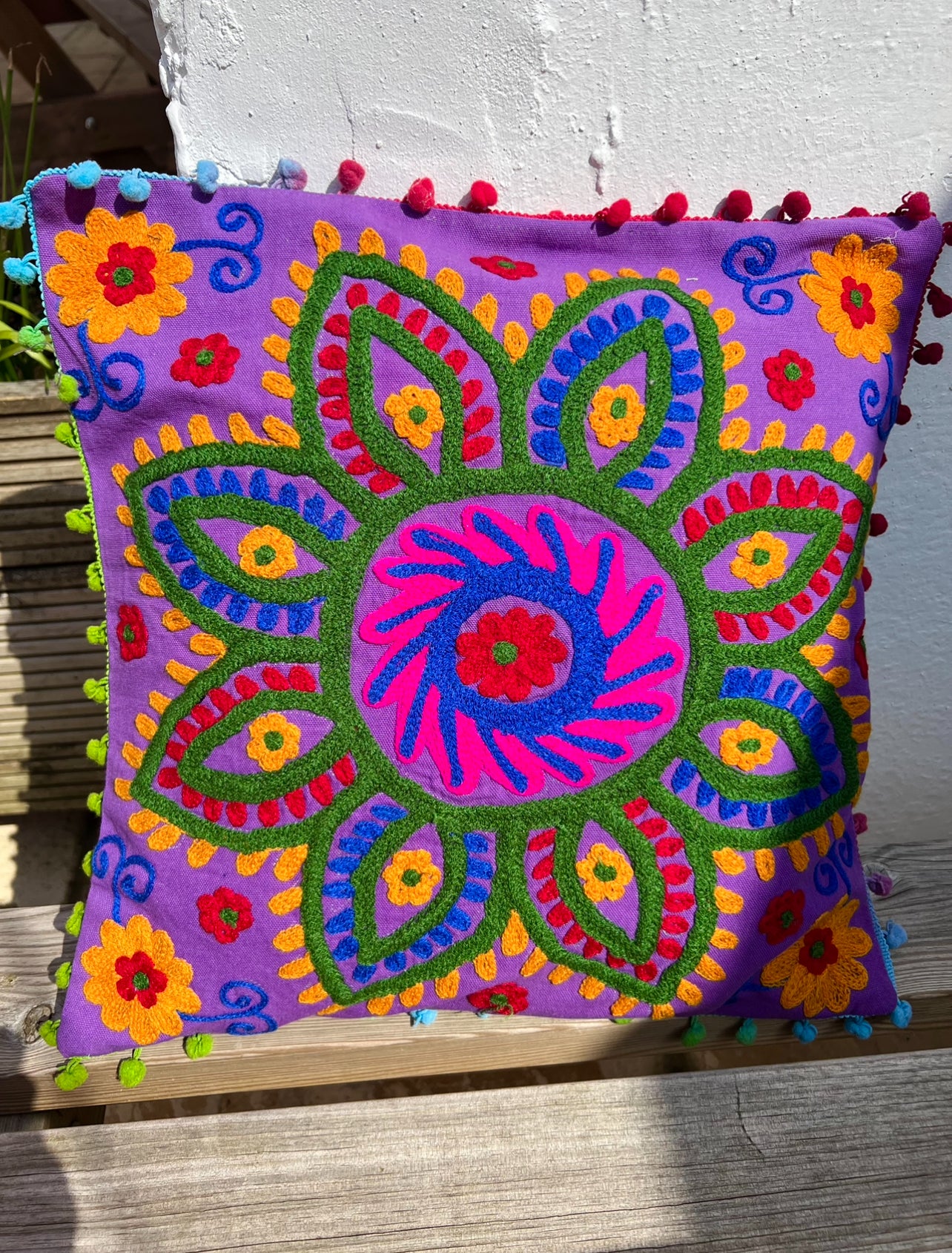 Beautiful handmade cushion