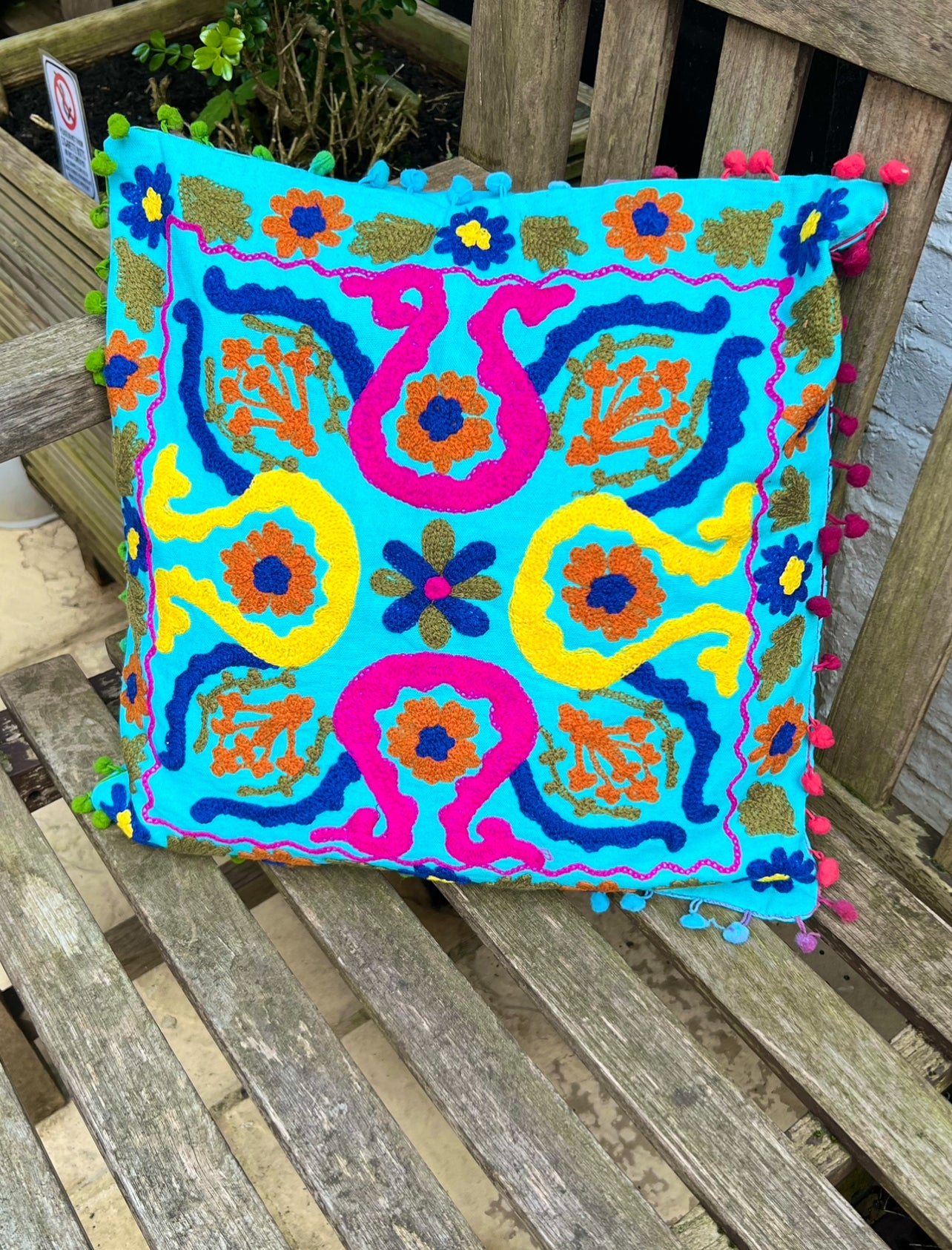 Stunning handmade cushion