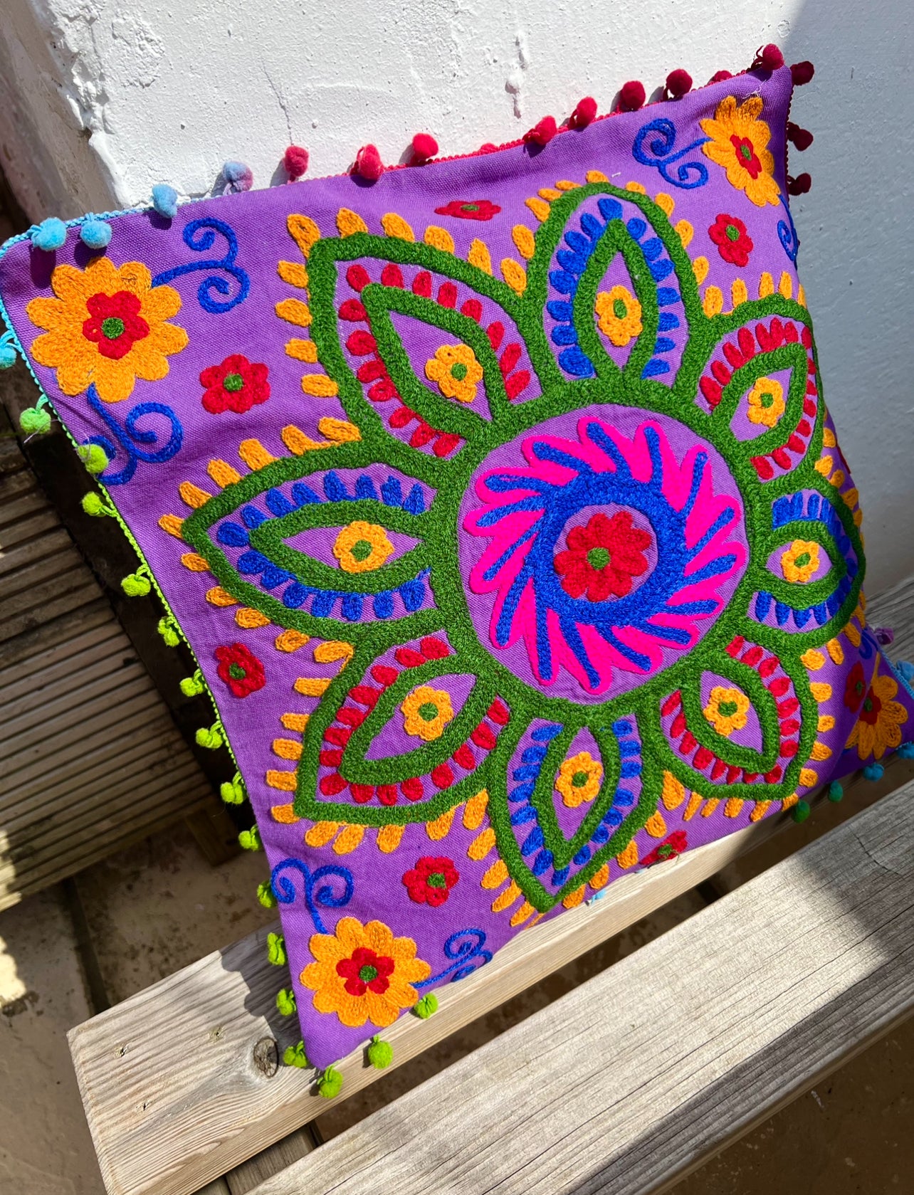 Beautiful handmade cushion