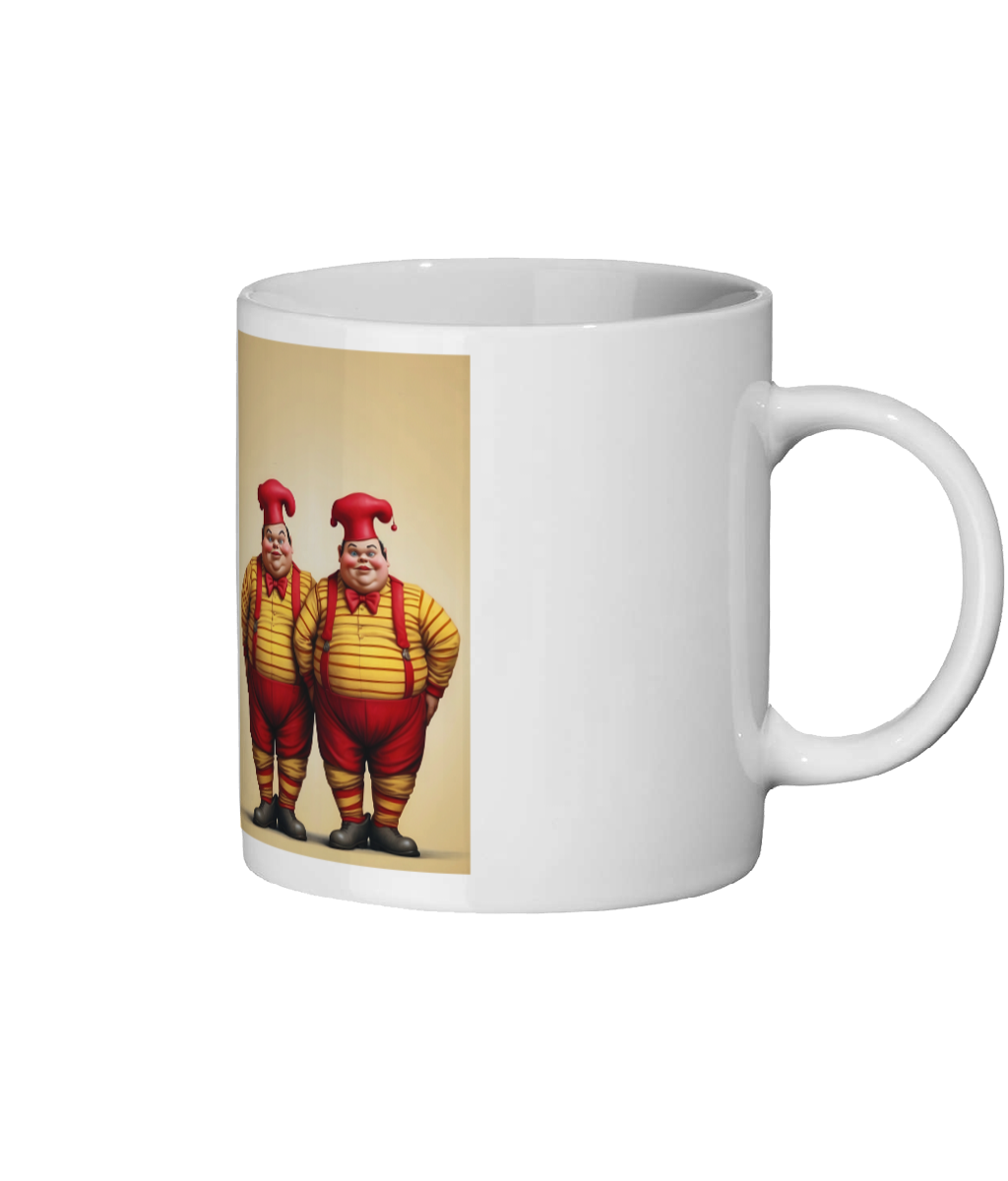 Alice in Wonderland Tweedle Dum & Tweedle Dee Colour changing Mug