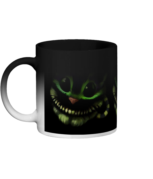 Green Cheshire Cat Alice in Wonderland