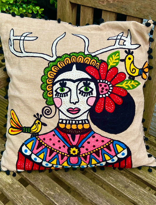 stunning handmade cushion