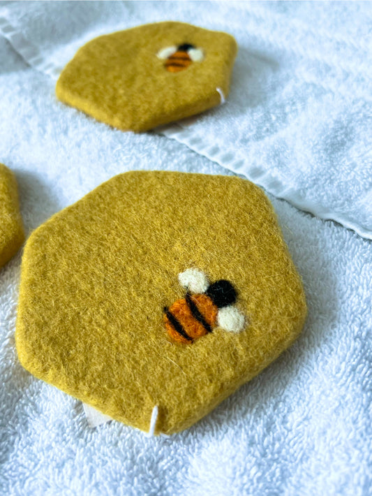 Cute Honey bee Coasters