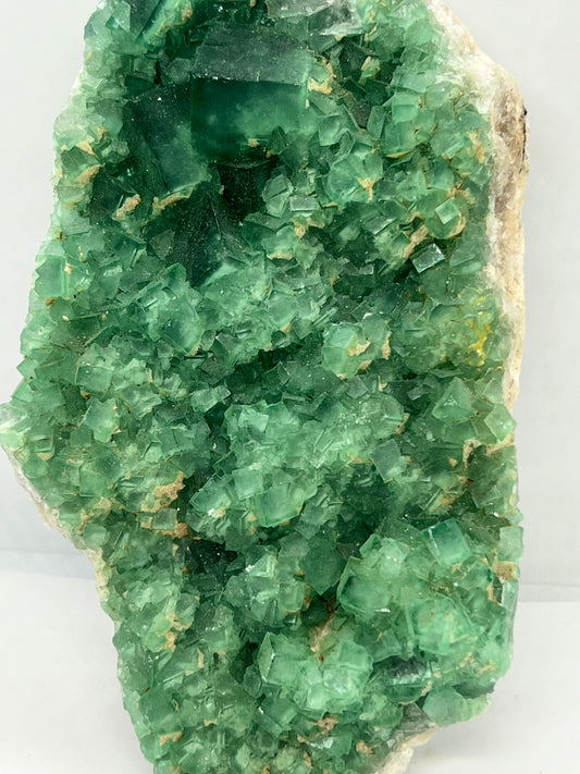 Beautiful piece of green fluorite