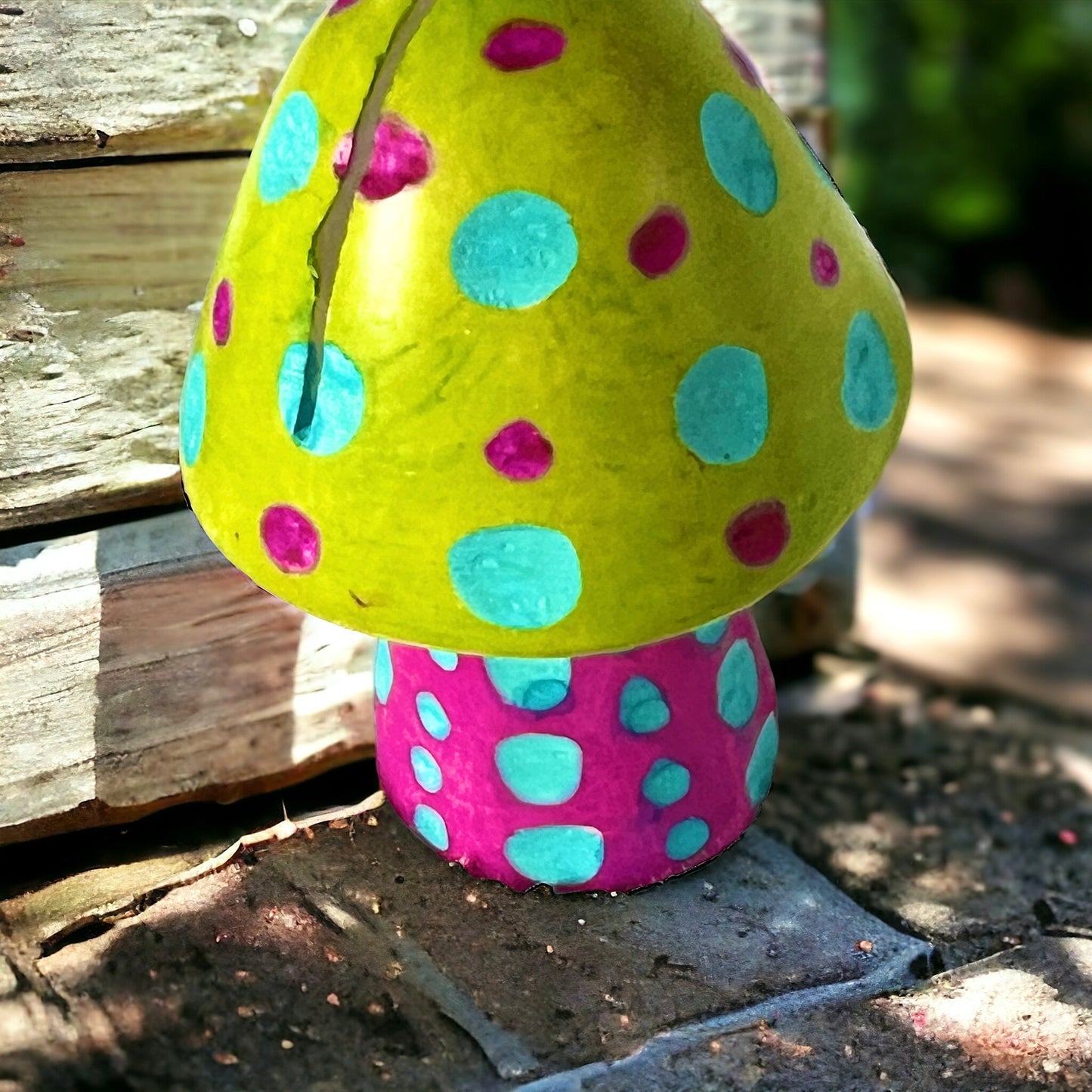 Toadstool photo/card holder