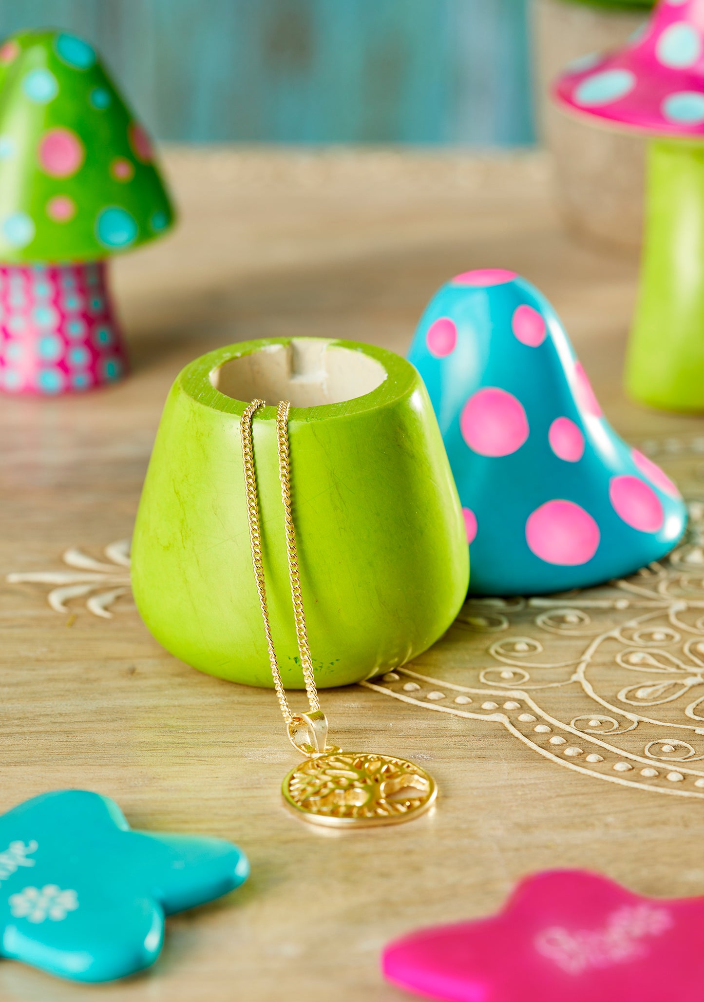 Toadstool trinket pot