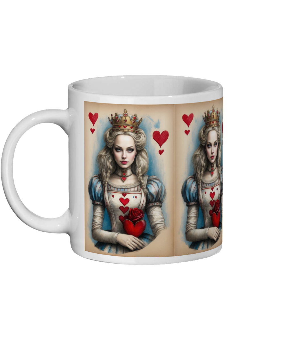 Alice in Wonderland Queen of Hearts colour changing mug