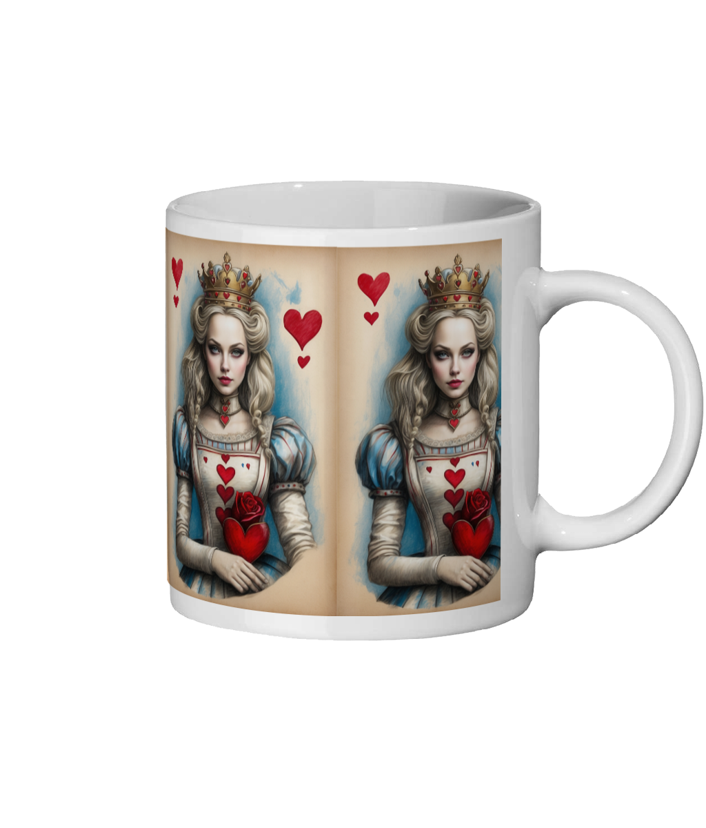 Alice in Wonderland Queen of Hearts colour changing mug