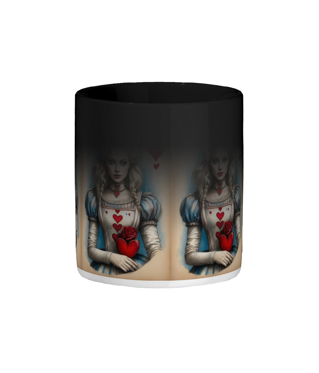 Alice in Wonderland Queen of Hearts colour changing mug